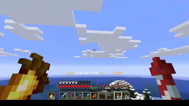 Майнкрафт - выживание без модов на сервере Rawr. Эпизод 40: Зимняя сказка смотреть онлайн