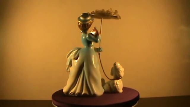 Статуэтка Девушка с собачкой  Figurine Girl with Dog