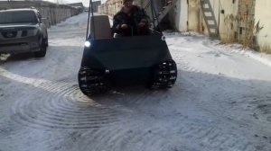 ВЕЗДЕХОД своими руками! Для Рыбалки и Охоты.Гусеничный вездеход амфибия.Крутая самоделка.