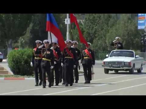 Военный парад в честь 75-летия Великой Победы в Каспийске