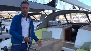 Обзор парусной яхты Wauquiez Pilot Saloon 58 часть 1