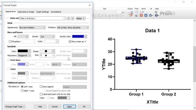 How To Create A Box-and-Whisker Plot In GraphPad Prism смотреть онлайн