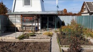 47. Каркас для укрытия роз. Пригнул виноград. Веник из канадского клена полное фуфло..mp4