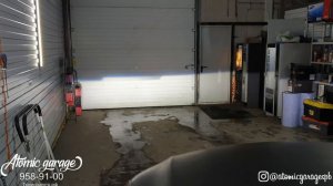 Audi Q7 установка светодиодных линз Diliht