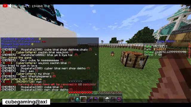 JOIN CUBE SMP S2 24/7 JAVA+PE MINECRAFT PUBLIC SMP LIVE ? | MINECRAFT LIVE CUBE GAMING смотреть онлайн