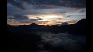 Rinjani Volcano Timelapse