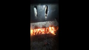 Растопка котла на отработке и воде