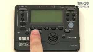 Korg TM-50 (Tuner/Metronome) and Korg TMR-50 (Tuner/Metronome/Recorder) Product Overview