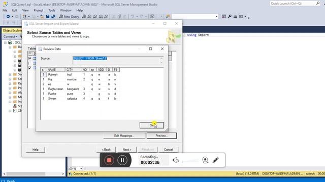 Importing excel data in sql db #sql #mssqlserver #profits&losses #tables #mysql #oracle смотреть онлайн