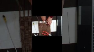 Мастерим ДОМИК из бумажной лозы. Ситцевое плетение