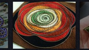 Красивые поделки из старых молний.