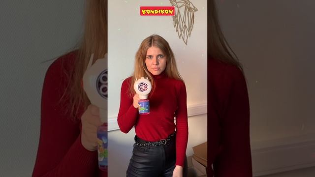 Пистолет для мыльных пузырей МЫЛЬНАЯ ПУШКА, автоматический, бело-красный с крылышками