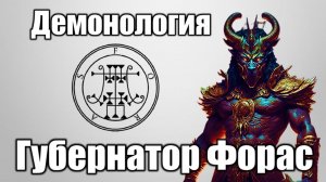 Губернатор Форас | Учитель этики #демонология #демон #демоны #гоэтия #гримуар #эзотерика #магия