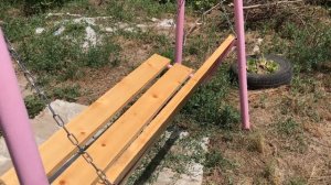 Качели на даче своими руками