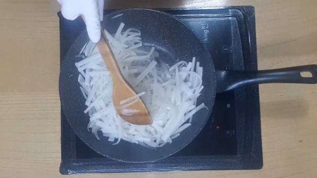 Салаты для корейских праздников(콩나물,무,고사리 볶음)