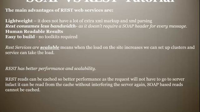 SOAP VS REST смотреть онлайн