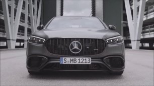Mercedes AMG S63 (2023) - Экстерьер, интерьер
