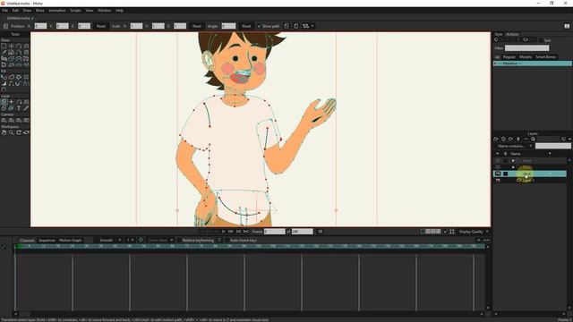 How to import Adobe illustrator file in Moho Pro 13.5 смотреть онлайн