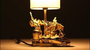 DIY - awesome desk lamp from kids toys