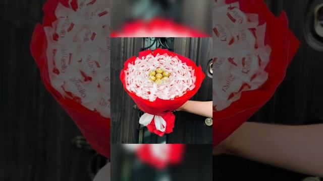 Букет из конфет #подарокмаме #букетмосква #сладкийбукет #сладкийподарок #букетлюбимойдевушке