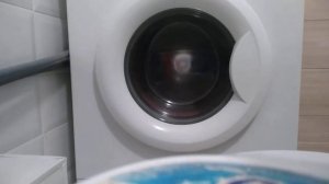 Процесс отжима 800 об/мин на стиральной машине LG WD-80490S