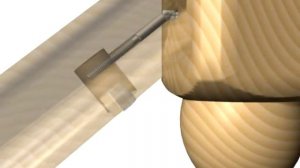 Крепление поручней к столбам