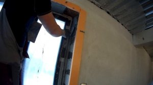 Штукатурка откосов. Мастер класс от Сереги. Штукатурные работы в Подольске и в Москве.