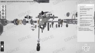 Устройство механической коробки переключения передач (МКПП) — Интерактивный тренажер (3D Атлас) SIKE