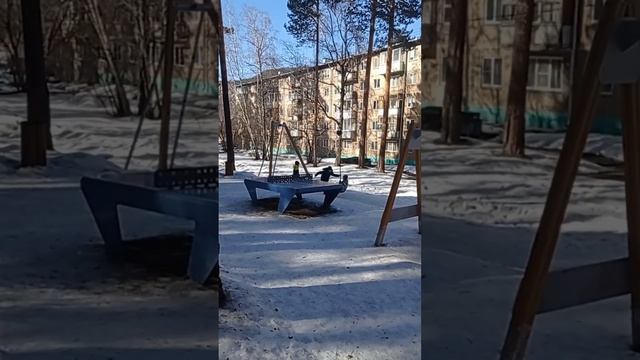 Дивногорск, Милицейский парк, за домом 27 по набережной имени В. И. Ленина#рыбаковиздивногорска