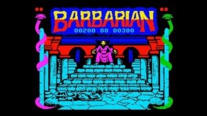 Barbarian, The Ultimate Warrior, : ZX Spectrum 48k (Game Play And Nostalgia)