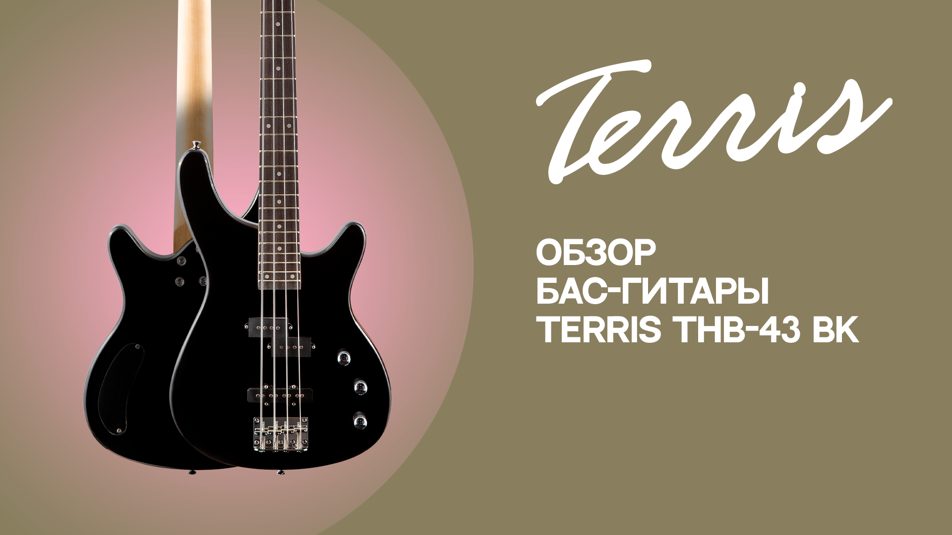 Обзор бас-гитары TERRIS THB-43 BK