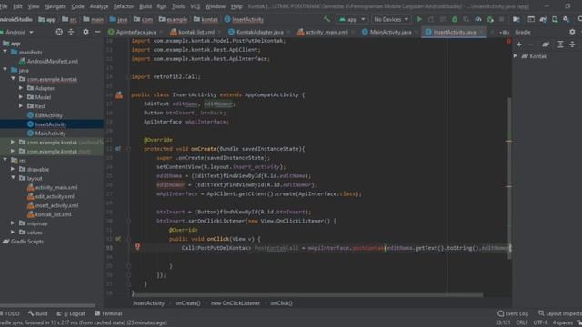 Belajar Android API CRUD dengan menggunakan Retrofit dan Laravel -11. Insert Data dan Edit Data смотреть онлайн