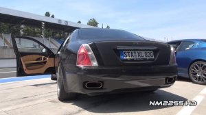 Modified Maserati Quattroporte Awesome Sound!