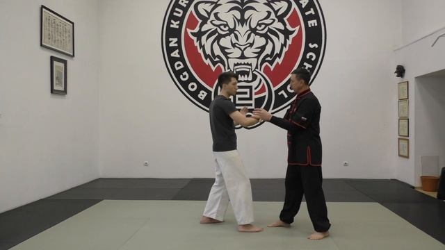 Урок 121 "Липкие руки" Часть 2  принципы липких рук в Юнчунь байхэ цюань. смотреть онлайн