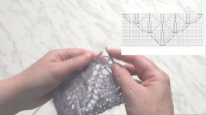 Шаль спицами с узором "Листья". Мастер класс по вязанию. Ч 1.