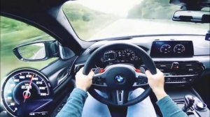 Бмв м 5 f90,  и Мерседес 63amg  разгон до 300 к/ч!