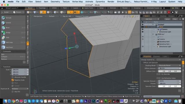 Часть 9. Хоткеи на полезные функции в modo смотреть онлайн