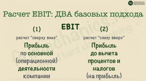Финансовый Словарь #3: что такое EBIT?