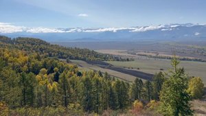 Уймонская Долина, Республика Алтай. Двухчасовое путешествие... 28.09.2023г.