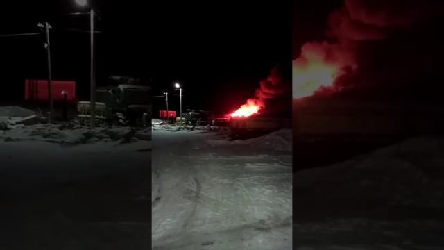 Пожар в Викулово (27.12.18г.)