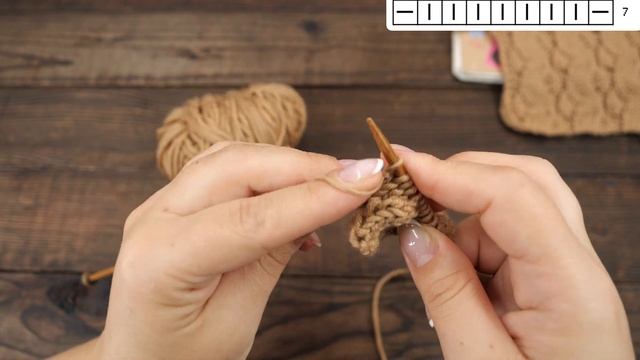 Узор Вертикальной волной спицами ?️