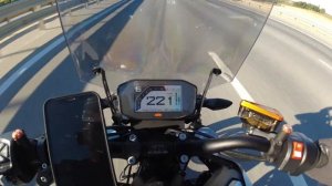 KTM Duke 790 легкий прострел на трассе М2