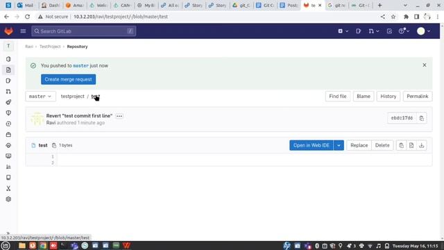 GitLab Part 2 - Git All important command | Git add commit push pull revert reset checkout delete смотреть онлайн