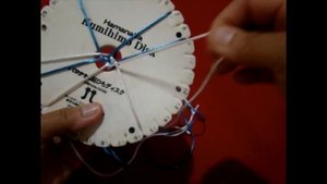 Плетеный браслет Кумихимо.