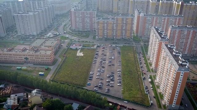 ЖК «Солнцево-Парк», 1 и 2 очередь (аэросъемка: 27.06.2016) смотреть онлайн