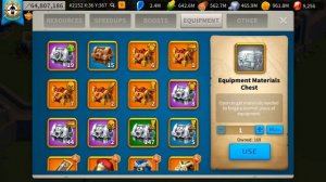 RoK134-VIP15-64.8M Power-maxed 8 legendary commanders-4 farm accounts-387 goldhead-42passports