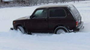нива по снегу 40-45 см