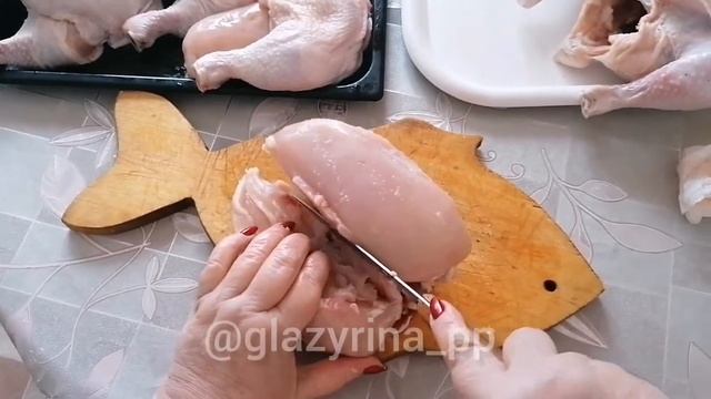 Как Правильно Разделать Курицу.Пособие начинающим кулинарам. Готовим с Глазыриной Анной. смотреть онлайн