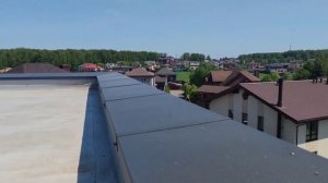 Покрытие парапетов частного дома Pural 2H3