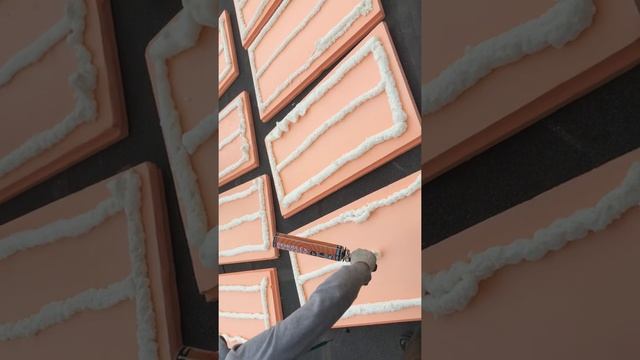 Укладка пеноплекса на клей